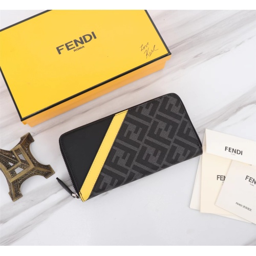 Wholesale Fendi AAA Man Wallets #1088406 $72.00 USD, Wholesale Quality Replica Fendi AAA Man Wallets