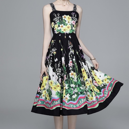 Wholesale Dolce &amp; Gabbana Dresses Sleeveless For Women #1090729 $60.00 USD, Wholesale Quality Replica Dolce &amp; Gabbana Dresses