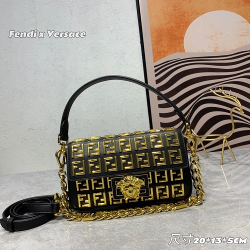 Wholesale Fendi AAA Quality Shoulder Bags For Women #1093954 $158.00 USD, Wholesale Quality Replica Fendi AAA Quality Shoulder Bags