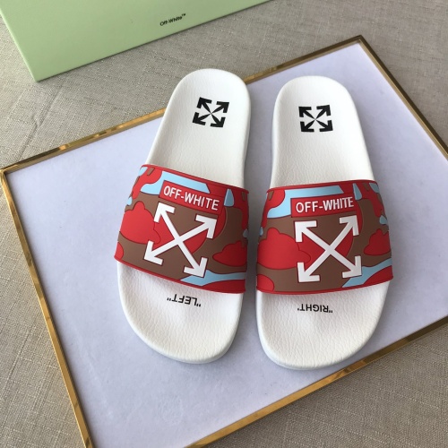 Wholesale Off-White Slippers For Women #1094171 $42.00 USD, Wholesale Quality Replica Off-White Slippers