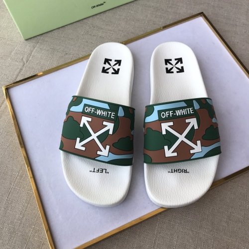 Wholesale Off-White Slippers For Men #1094175 $42.00 USD, Wholesale Quality Replica Off-White Slippers