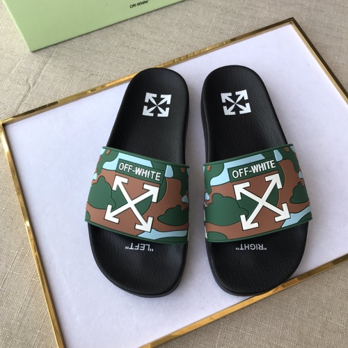 Wholesale Off-White Slippers For Men #1094187 $42.00 USD, Wholesale Quality Replica Off-White Slippers