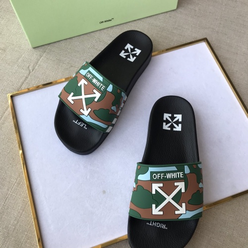 Replica Off-White Slippers For Men #1094187 $42.00 USD for Wholesale