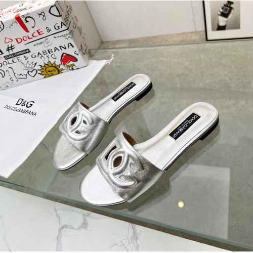 Wholesale Dolce &amp; Gabbana D&amp;G Slippers For Women #1094466 $68.00 USD, Wholesale Quality Replica Dolce &amp; Gabbana D&amp;G Slippers