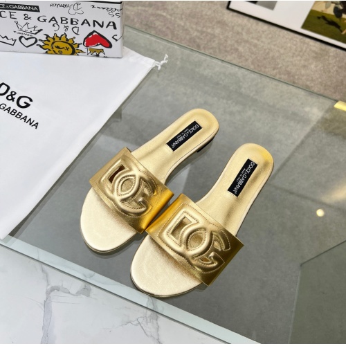 Wholesale Dolce &amp; Gabbana D&amp;G Slippers For Women #1094467 $68.00 USD, Wholesale Quality Replica Dolce &amp; Gabbana D&amp;G Slippers