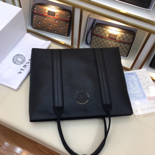 Replica Versace AAA Man Handbags #1094576 $160.00 USD for Wholesale