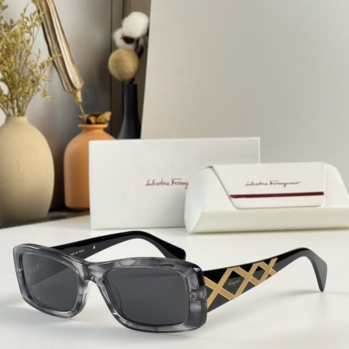 Wholesale Salvatore Ferragamo AAA Quality Sunglasses #1096162 $60.00 USD, Wholesale Quality Replica Salvatore Ferragamo AAA Quality Sunglasses