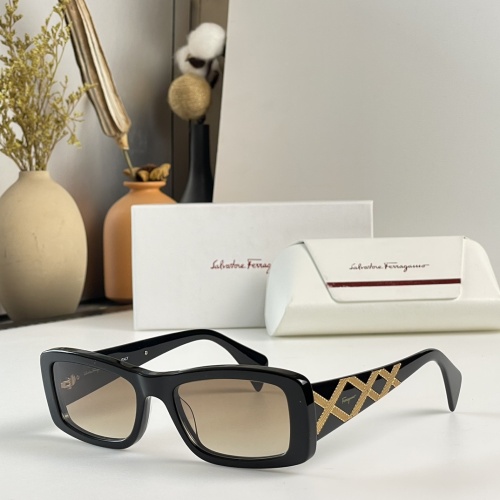 Wholesale Salvatore Ferragamo AAA Quality Sunglasses #1096164 $60.00 USD, Wholesale Quality Replica Salvatore Ferragamo AAA Quality Sunglasses