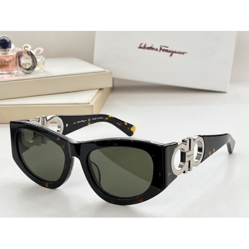 Wholesale Salvatore Ferragamo AAA Quality Sunglasses #1096172 $60.00 USD, Wholesale Quality Replica Salvatore Ferragamo AAA Quality Sunglasses