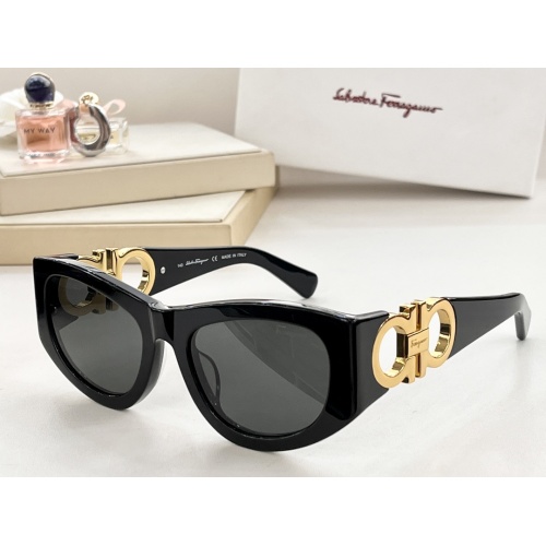 Wholesale Salvatore Ferragamo AAA Quality Sunglasses #1096173 $60.00 USD, Wholesale Quality Replica Salvatore Ferragamo AAA Quality Sunglasses