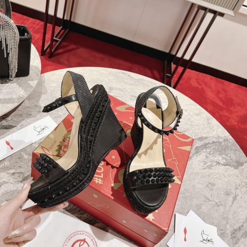 Replica Christian Louboutin Sandal For Women #1096986 $98.00 USD for Wholesale