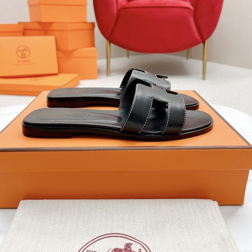 Replica Hermes Slippers For Women #1097502 $100.00 USD for Wholesale