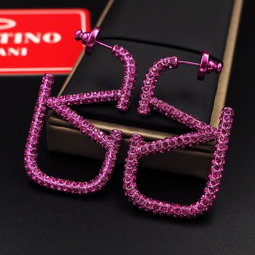 Replica Valentino Earrings For Women #1098410 $32.00 USD for Wholesale