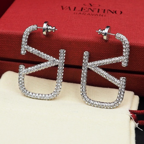 Replica Valentino Earrings For Women #1098411 $32.00 USD for Wholesale