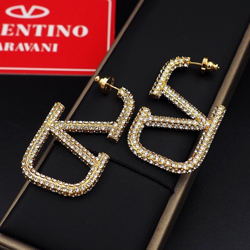 Replica Valentino Earrings For Women #1098412 $32.00 USD for Wholesale