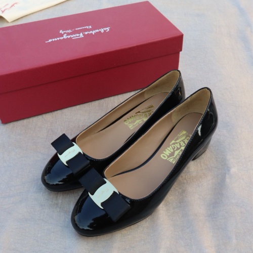 Replica Salvatore Ferragamo Flat Shoes For Women #1099049 $96.00 USD for Wholesale