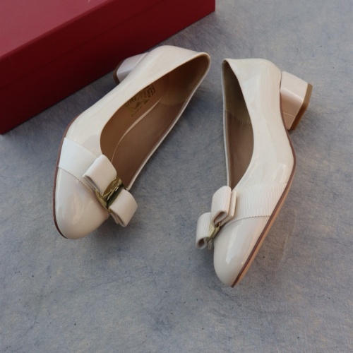 Replica Salvatore Ferragamo Flat Shoes For Women #1099050 $96.00 USD for Wholesale