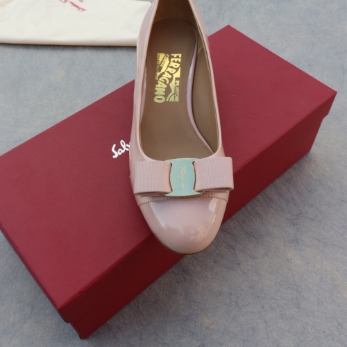 Replica Salvatore Ferragamo Flat Shoes For Women #1099051 $96.00 USD for Wholesale