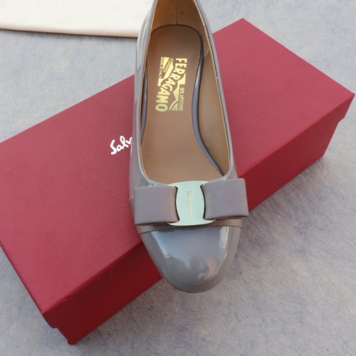 Replica Salvatore Ferragamo Flat Shoes For Women #1099054 $96.00 USD for Wholesale