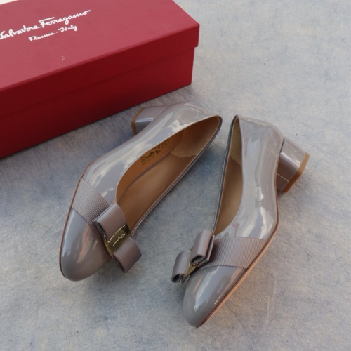 Replica Salvatore Ferragamo Flat Shoes For Women #1099054 $96.00 USD for Wholesale