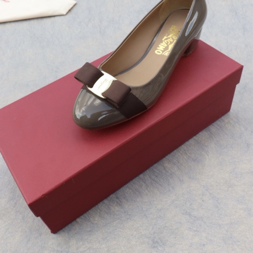 Replica Salvatore Ferragamo Flat Shoes For Women #1099055 $96.00 USD for Wholesale