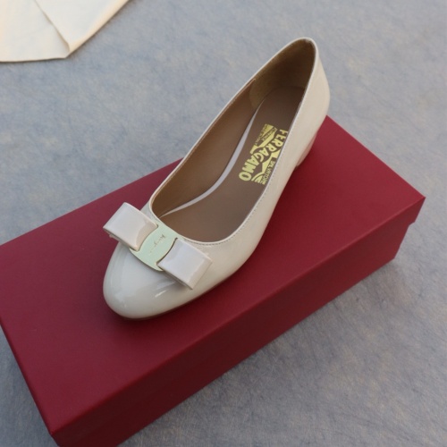 Replica Salvatore Ferragamo Flat Shoes For Women #1099060 $96.00 USD for Wholesale