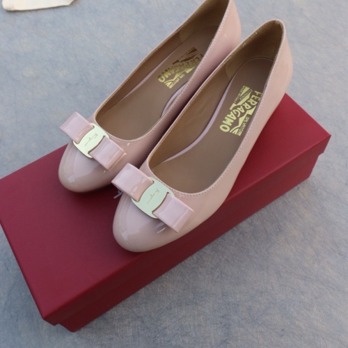 Replica Salvatore Ferragamo Flat Shoes For Women #1099061 $96.00 USD for Wholesale