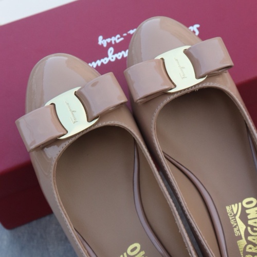 Replica Salvatore Ferragamo Flat Shoes For Women #1099062 $96.00 USD for Wholesale