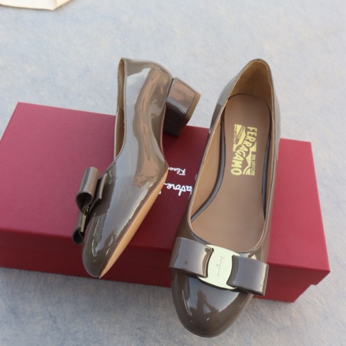 Wholesale Salvatore Ferragamo Flat Shoes For Women #1099065 $96.00 USD, Wholesale Quality Replica Salvatore Ferragamo Flat Shoes