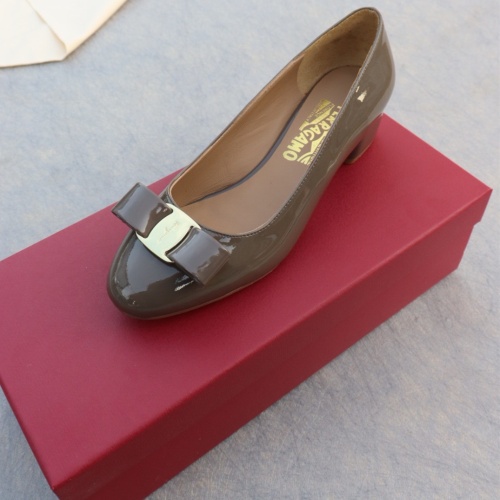 Replica Salvatore Ferragamo Flat Shoes For Women #1099065 $96.00 USD for Wholesale