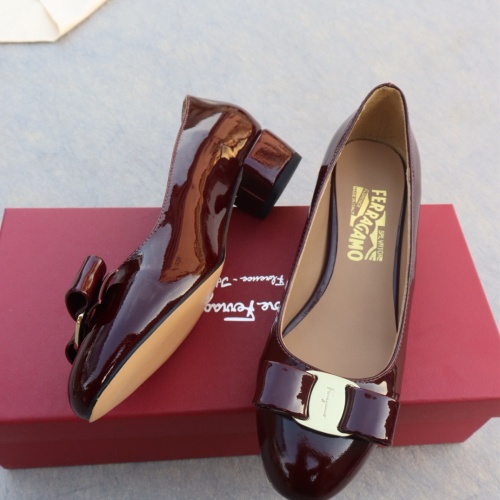 Wholesale Salvatore Ferragamo Flat Shoes For Women #1099067 $96.00 USD, Wholesale Quality Replica Salvatore Ferragamo Flat Shoes