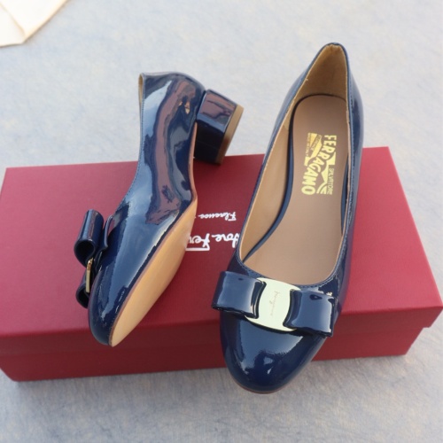 Wholesale Salvatore Ferragamo Flat Shoes For Women #1099068 $96.00 USD, Wholesale Quality Replica Salvatore Ferragamo Flat Shoes