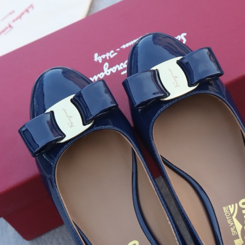 Replica Salvatore Ferragamo Flat Shoes For Women #1099068 $96.00 USD for Wholesale