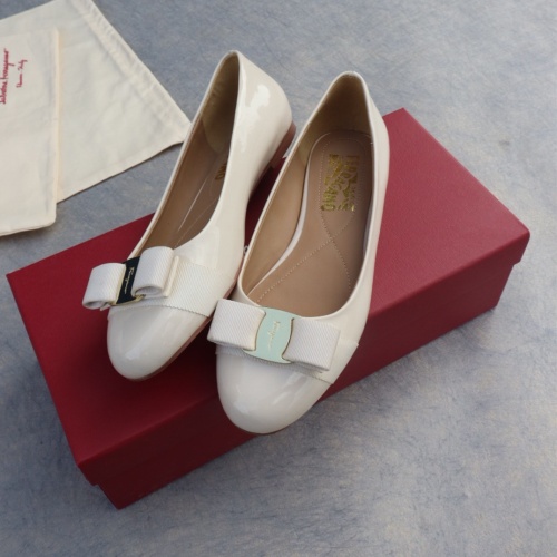 Wholesale Salvatore Ferragamo Flat Shoes For Women #1099070 $96.00 USD, Wholesale Quality Replica Salvatore Ferragamo Flat Shoes