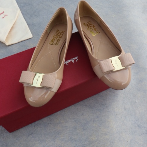 Replica Salvatore Ferragamo Flat Shoes For Women #1099072 $96.00 USD for Wholesale