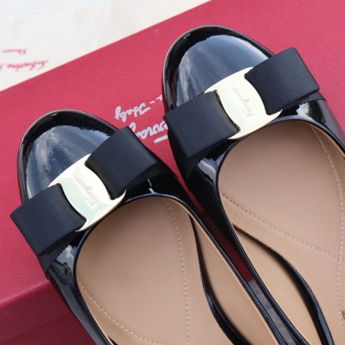 Replica Salvatore Ferragamo Flat Shoes For Women #1099079 $96.00 USD for Wholesale