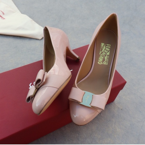 Wholesale Salvatore Ferragamo High-Heeled Shoes For Women #1099081 $96.00 USD, Wholesale Quality Replica Salvatore Ferragamo High-Heeled Shoes