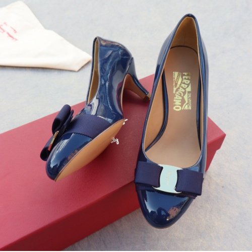 Wholesale Salvatore Ferragamo High-Heeled Shoes For Women #1099088 $96.00 USD, Wholesale Quality Replica Salvatore Ferragamo High-Heeled Shoes