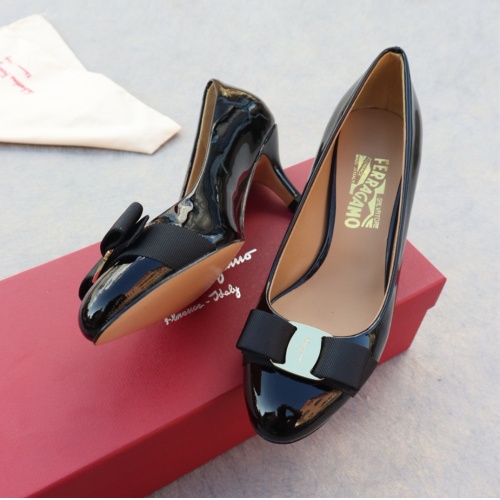 Wholesale Salvatore Ferragamo High-Heeled Shoes For Women #1099089 $96.00 USD, Wholesale Quality Replica Salvatore Ferragamo High-Heeled Shoes