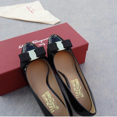 Replica Salvatore Ferragamo High-Heeled Shoes For Women #1099089 $96.00 USD for Wholesale