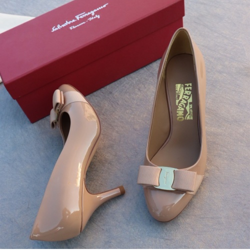 Wholesale Salvatore Ferragamo High-Heeled Shoes For Women #1099092 $96.00 USD, Wholesale Quality Replica Salvatore Ferragamo High-Heeled Shoes