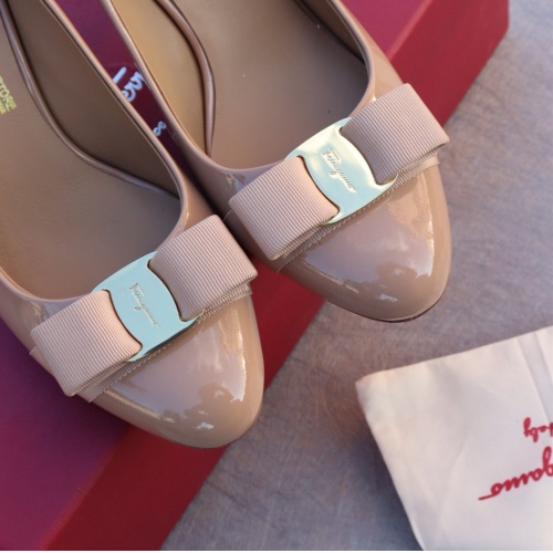 Replica Salvatore Ferragamo High-Heeled Shoes For Women #1099092 $96.00 USD for Wholesale