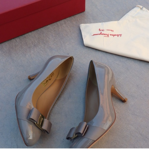 Replica Salvatore Ferragamo High-Heeled Shoes For Women #1099093 $96.00 USD for Wholesale