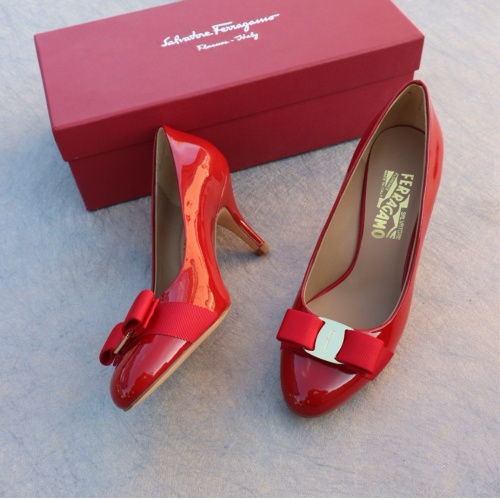 Wholesale Salvatore Ferragamo High-Heeled Shoes For Women #1099095 $96.00 USD, Wholesale Quality Replica Salvatore Ferragamo High-Heeled Shoes