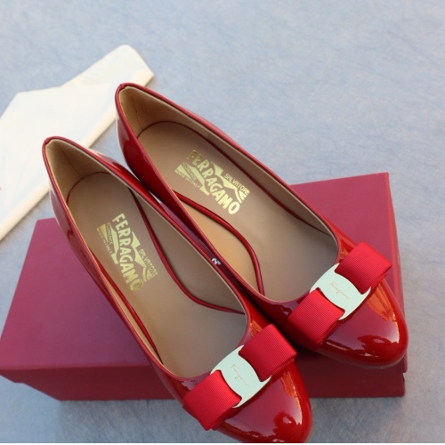 Replica Salvatore Ferragamo High-Heeled Shoes For Women #1099095 $96.00 USD for Wholesale