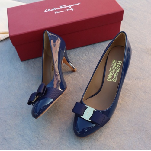 Wholesale Salvatore Ferragamo High-Heeled Shoes For Women #1099097 $96.00 USD, Wholesale Quality Replica Salvatore Ferragamo High-Heeled Shoes