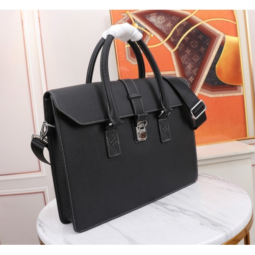 Replica Hermes AAA Man Handbags #1101213 $162.00 USD for Wholesale