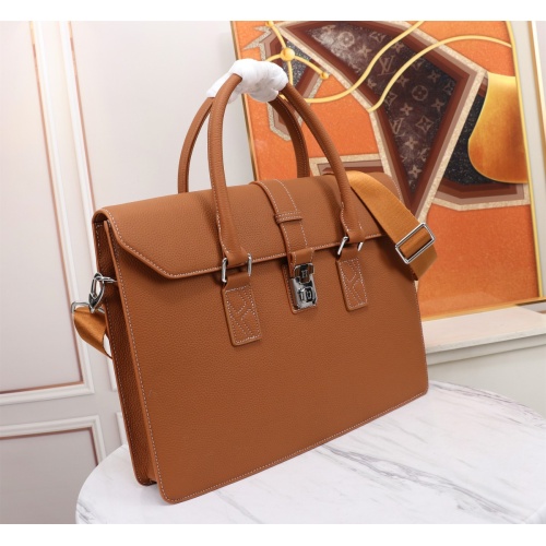 Replica Hermes AAA Man Handbags #1101214 $162.00 USD for Wholesale