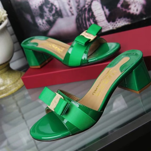 Wholesale Salvatore Ferragamo Slippers For Women #1102289 $82.00 USD, Wholesale Quality Replica Salvatore Ferragamo Slippers