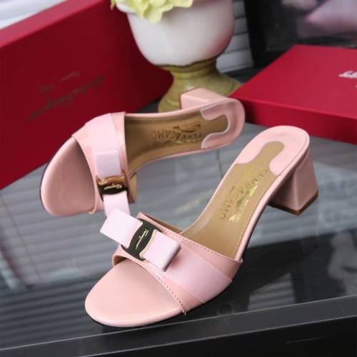 Wholesale Salvatore Ferragamo Slippers For Women #1102290 $82.00 USD, Wholesale Quality Replica Salvatore Ferragamo Slippers